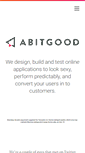 Mobile Screenshot of abitgood.com